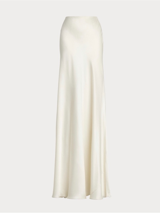 Ralph Lauren Purple Label Dresses & Skirts - RALPH LAUREN COLLECTION BRIDAL MASSINA STRETCH SATIN SKIRT IN WHITE